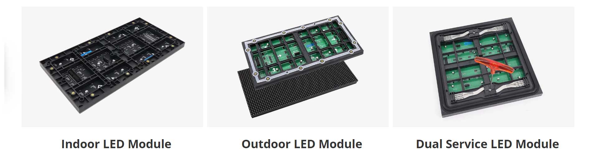 Various Types Of LED Display Modules